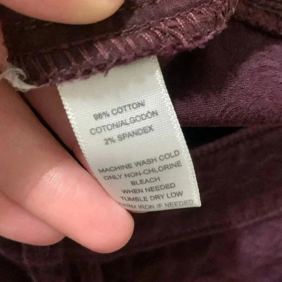 Women’s Ann Taylor LOFT Modern Skinny Jeans Size 28/6P Plum EUC - Picture 8 of 8